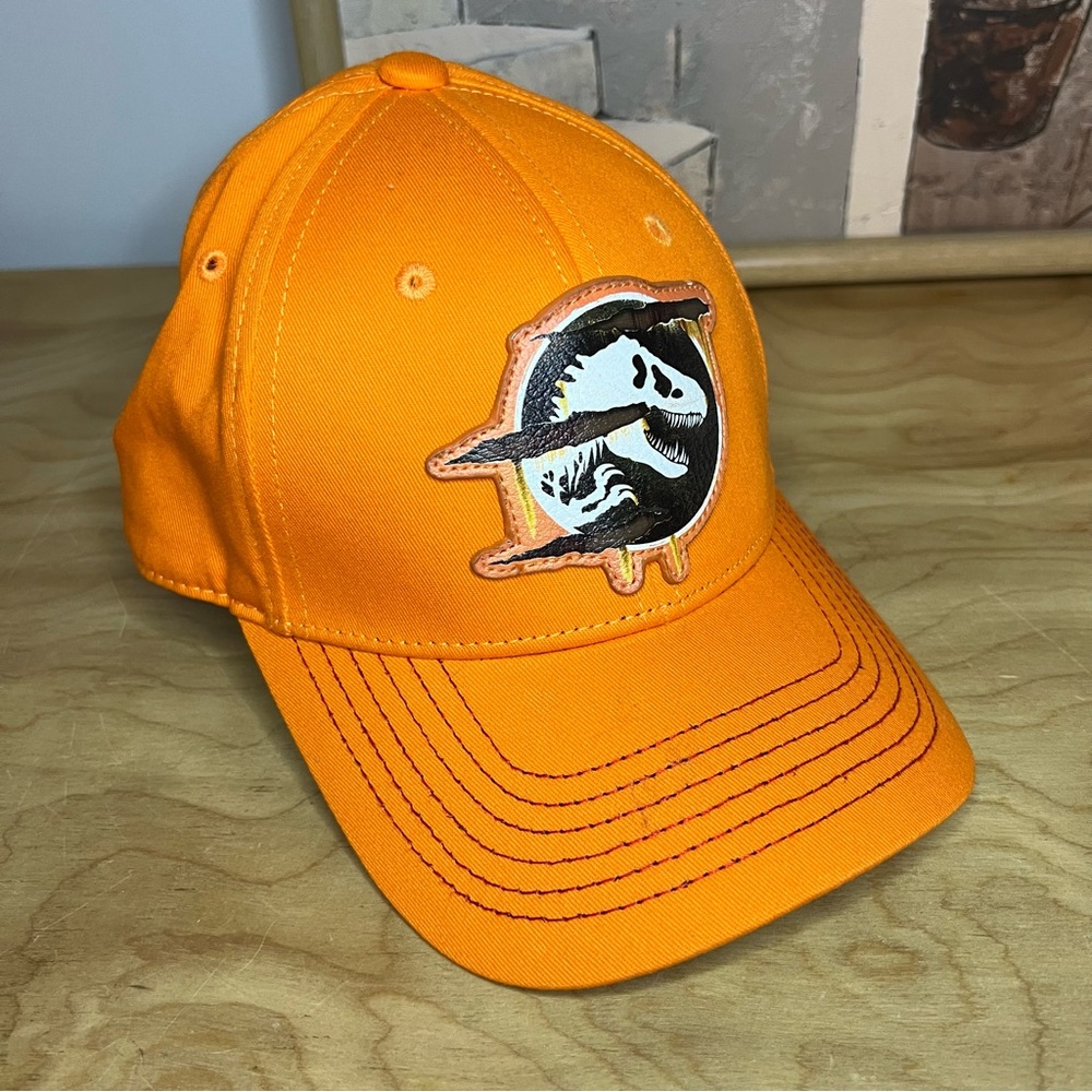 Universal Studios Jurassic Park Malta Scratch Ball Cap NWOT
